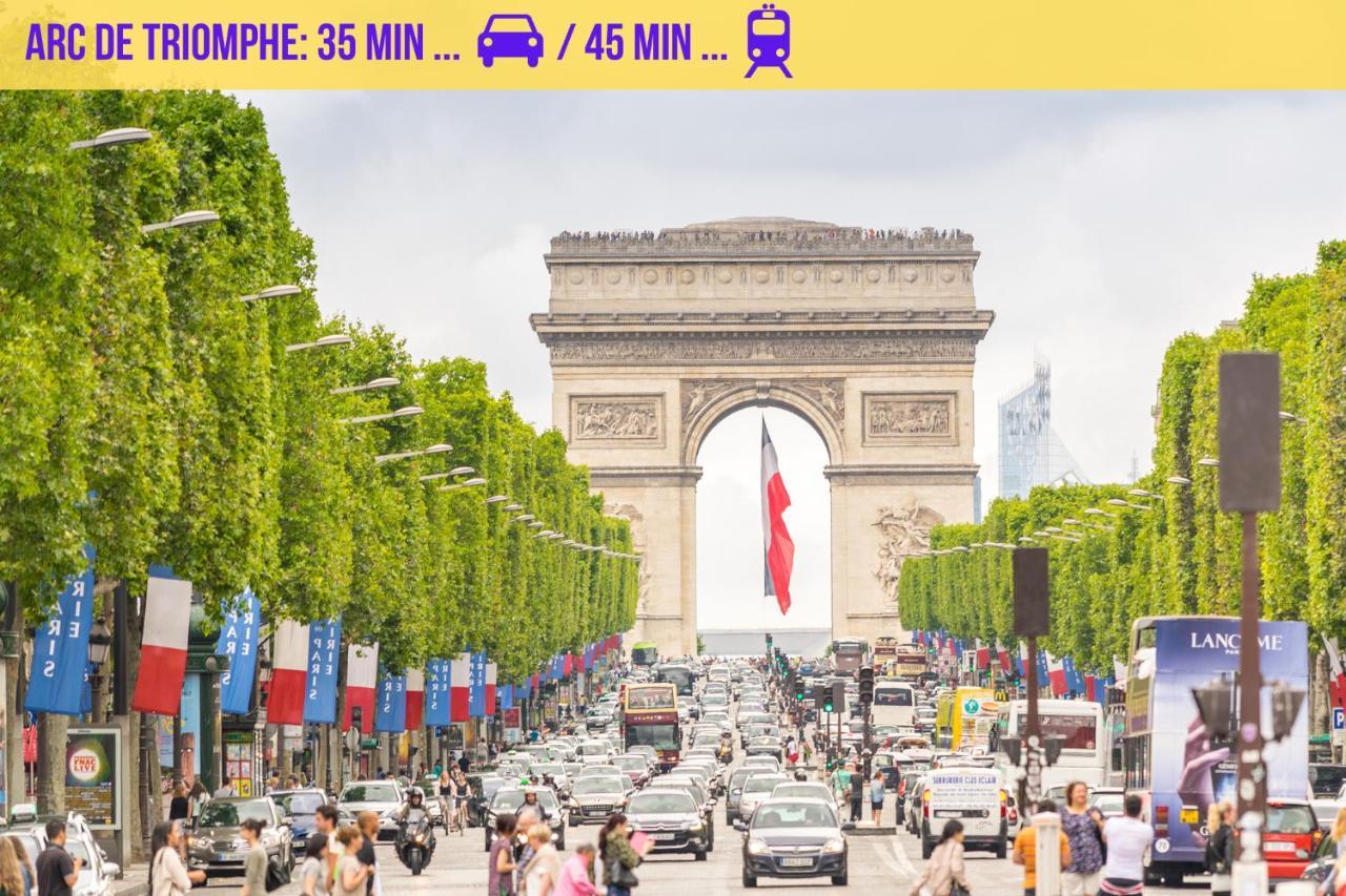 Qhome 5 - F3 Confortable Entre Paris Et Disney - Parking Prive 빌리에쉬르마른 외부 사진